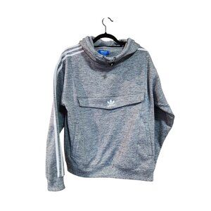 Adidas Sweatshirt M Gray Front Pocket